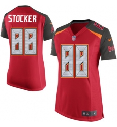 Women's Nike Tampa Bay Buccaneers #88 Luke Stocker Game Red Team Color NFL Jersey