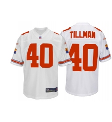 Reebok Arizona Cardinals #40 Pat Tillman White Authentic Throwback NFL Jersey