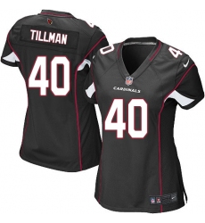 Women's Nike Arizona Cardinals #40 Pat Tillman Game Black Alternate NFL Jersey