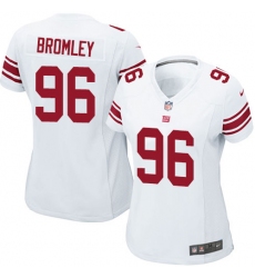 Women's Nike New York Giants #96 Jay Bromley Game White NFL Jersey