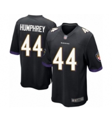Men's Baltimore Ravens #44 Marlon Humphrey Game Black Alternate Football Jersey Men's Baltimore Ravens #44 Marlon Humphrey Game Black Alternate Football Jersey