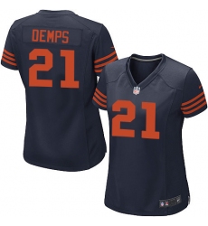 Women's Nike Chicago Bears #21 Quintin Demps Game Navy Blue Alternate NFL Jersey