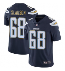 Youth Nike Los Angeles Chargers #68 Matt Slauson Elite Navy Blue Team Color NFL Jersey