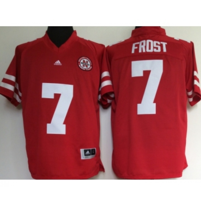 Nebraska Cornhuskers 7 Scott Frost Red College Football Jersey