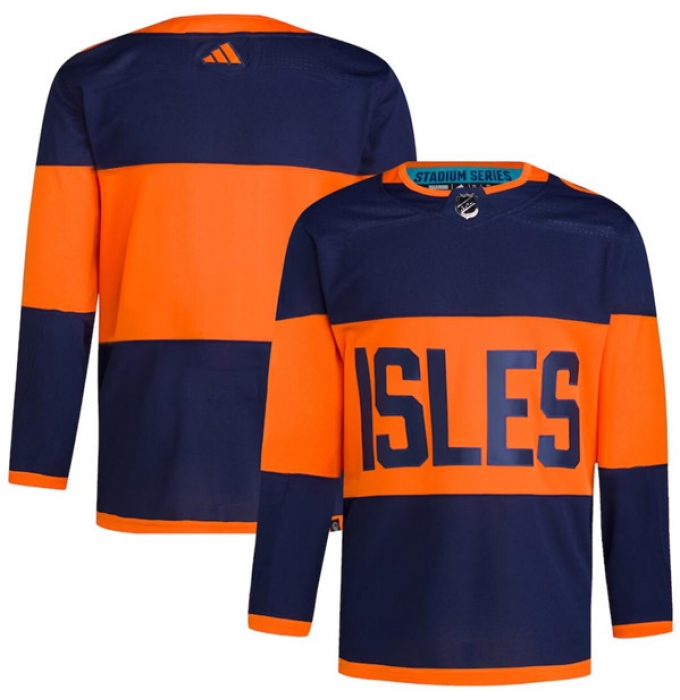 Men's New York Islanders Blank Navy 2024 Stadium Series Stitched Jersey